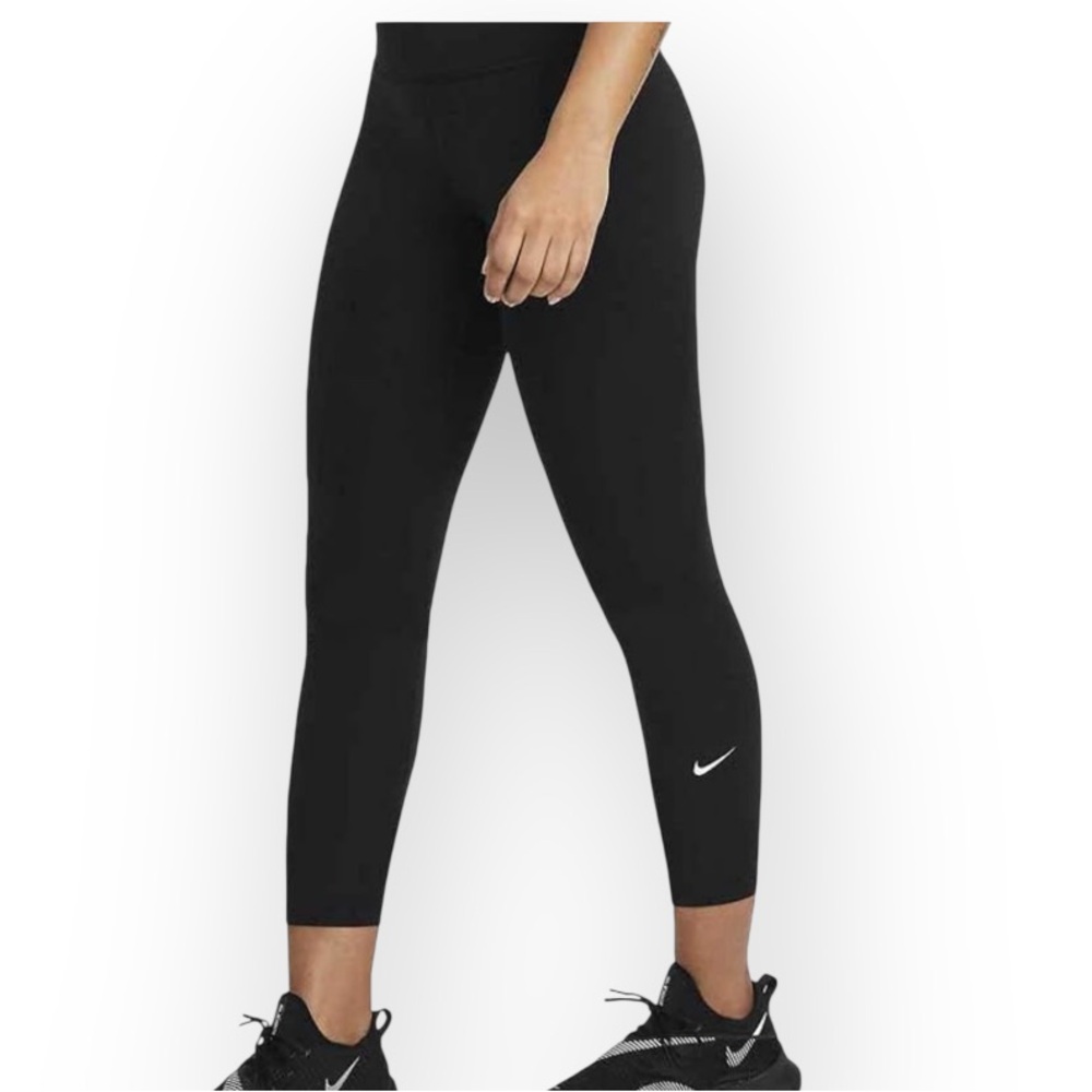 Excellent Nike Black High Waisted Athletic Leggings Size Small - Picture 2 of 3